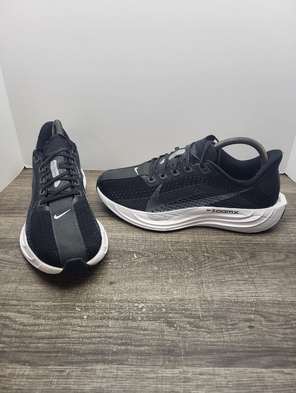 Nike ZoomX Pegasus Plus Black/Platinum Running Shoes Sneakers Men’s Size 7.5